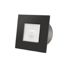 3 Watt Metal Kasa Sensörlü İç Mekan Merdiven Armatürü - Siyah