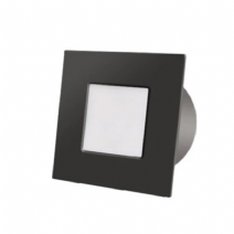 3 Watt Sensörsüz Kare Metal Kasa Merdiven Koridor Led Armatür - Siyah