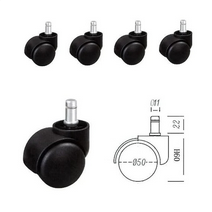 5 Adet Dönerli Büro Koltuğu Tekerleği