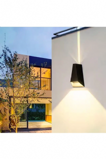 6W 3200K Sarı Işık LED İç/Dış Mekan Aplik – Çift Yönlü