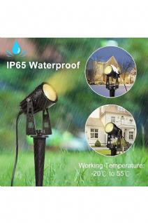 Alüminyum GU10 Bahçe Armatürü – Kazıklı & Duvar Konsollu