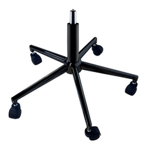 Büro Koltuğu Konik Yıldız Ayak Metal Siyah - 5 Tekerlek + Amortisör