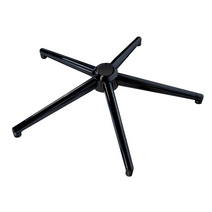 Büro Koltuğu Konik Yıldız Ayak Metal Siyah - Tekerleksiz