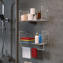 Çok Amaçlı 2'li Metal Raf - Beyaz