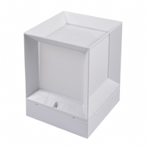 Kare Küp Set Üstü Bahçe Aydınlatma Armatürü - Beyaz