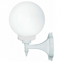 Konsollu Glop Dış Mekan Armatür - Beyaz