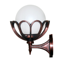 Konsollu Yarım Çiçek Dış Mekan Armatür - Bakır