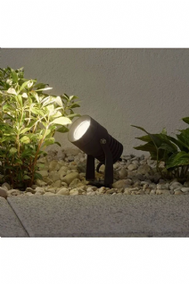 Metal Gövde 10W Bahçe Aplik – Beyaz Işık Ampullü Armatür