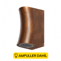 Nanna Çift Yönlü Dekoratif Duvar Aplik Ampuller Dahil - Eskitme