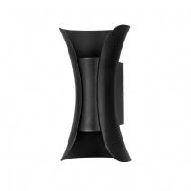 10 Watt Led Döküm ABS Plastik Kasa Dış Mekan Çift Yönlü Aplik - Siyah