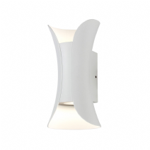 10 Watt Led Döküm ABS Plastik Kasa Dış Mekan Çift Yönlü Aplik - Beyaz