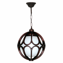 Sarkıt Zincirli Çicek Dış Mekan Armatür - Bakır Rengi