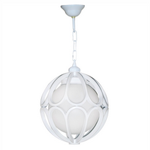 Sarkıt Zincirli Çicek Dış Mekan Armatür - Beyaz