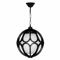 Sarkıt Zincirli Çicek Dış Mekan Armatür - Siyah