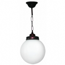 Sarkıt Zincirli Dış Mekan Glop Avize - Bakır