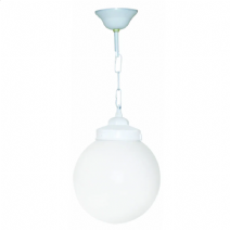 Sarkıt Zincirli Dış Mekan Glop Avize - Beyaz