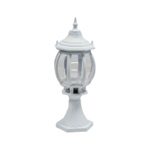 Sekizgen Direk Üstü Bahçe Armatürü - Beyaz