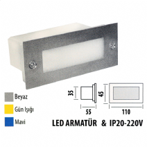 Sensörlü Led Armatür 3 Renk