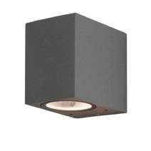 Tek Yönlü Kare Dekoratif Aplik - Antrasit